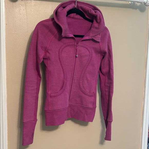 lululemon athletica Jackets & Blazers - Lululemon Cozy Magenta Zip-Up Hoodie
